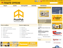 Tablet Screenshot of postesrpske.com